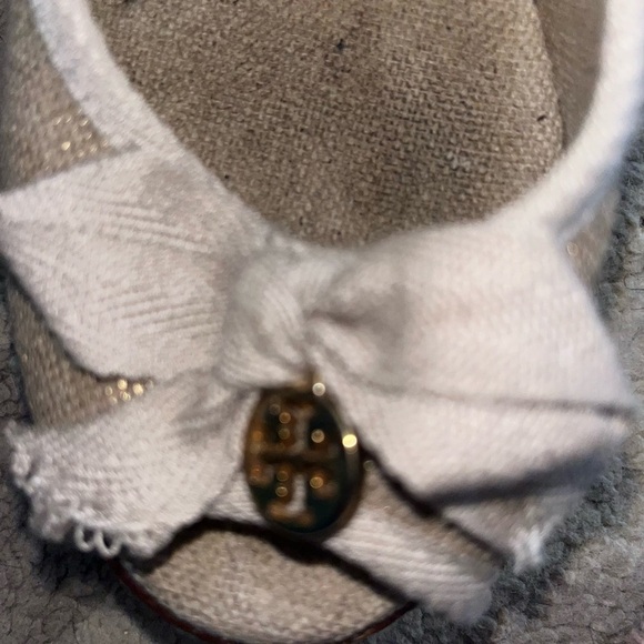 Tory Burch Jackie canvas natural peep-toe espadrille wedges - Picture 6 of 6